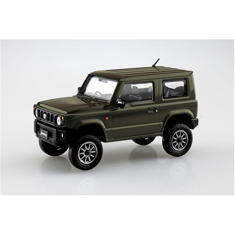 Suzuki Jimny Custom Wheel (Jungle Green), The Snap Kit, Aoshima Plastic Model Car (Scale 1/32)