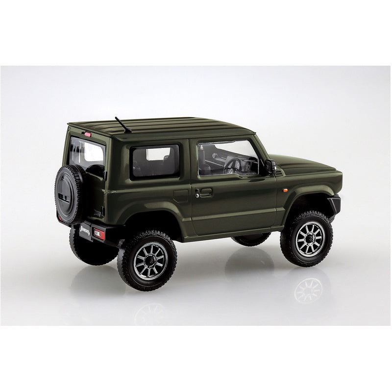 Suzuki Jimny Custom Wheel (Jungle Green), The Snap Kit, Aoshima Plastic Model Car (Scale 1/32)