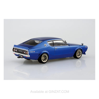 NISSAN C110 SKYLINE GT-R CUSTOM (METALLIC BLUE), The Snap Kit, Aoshima Plastic Model Car (Scale 1/32)