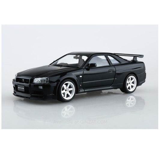 Aoshima 1/24 NISSAN BNR34 SKYLINE GT-R V-SPEC? '02 CUSTOM WHEEL Plastic Model Kit