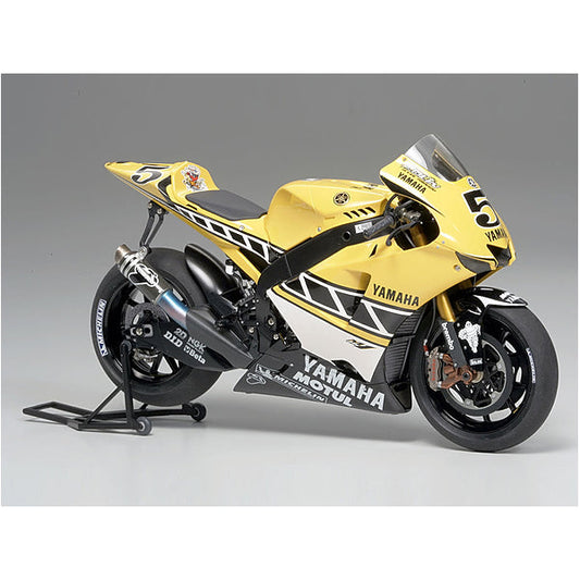 Yamaha YZR-M1 50th Anniversary US Inter Color Edition, Tamiya Motorcycle Plastic Model Kit (Scale 1/12)