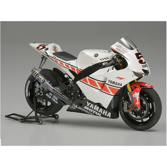 Yamaha YZR-M1 50th Anniversary Valencia, Tamiya Motorcycle Plastic Model Kit (Scale 1/12)