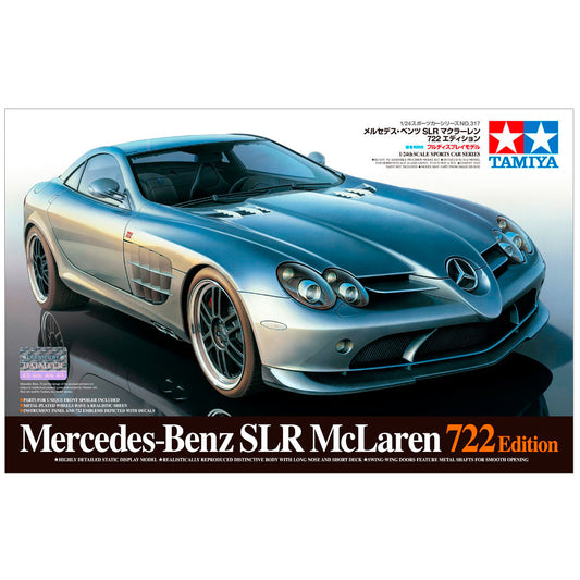 Mercedes-Benz SLR McLaren 722 Edition, Tamiya Plastic Model Kit (Scale 1/24)