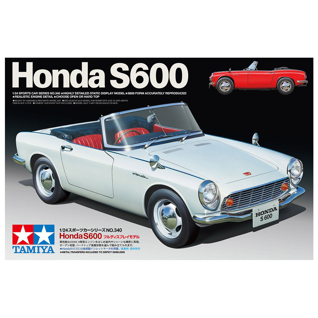 Honda S600, Tamiya Plastic Model Kit (Scale 1/24)