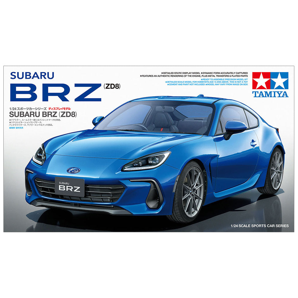 Subaru BRZ (ZD8), Tamiya Plastic Model Kit (Scale 1/24)