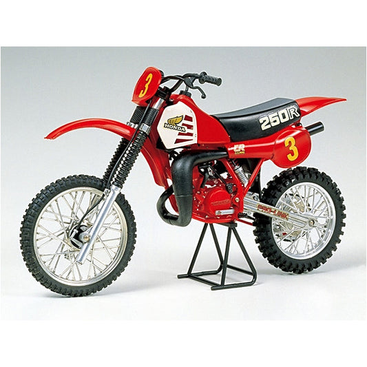 Honda CR250R Motocrosser, Tamiya Motorcycle Plastic Model Kit (Scale 1/12)