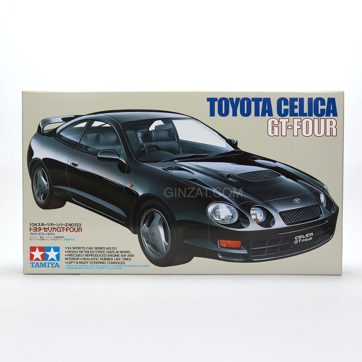 Toyota Celica GT-Four, Tamiya Plastic Model Car Kit (Scale 1/24)