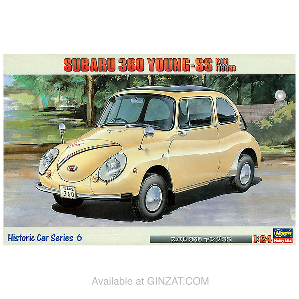 SUBARU 360 YOUNG-SS K111 “1968”, Hasegawa Plastic Model Kit (Scale 1/24)