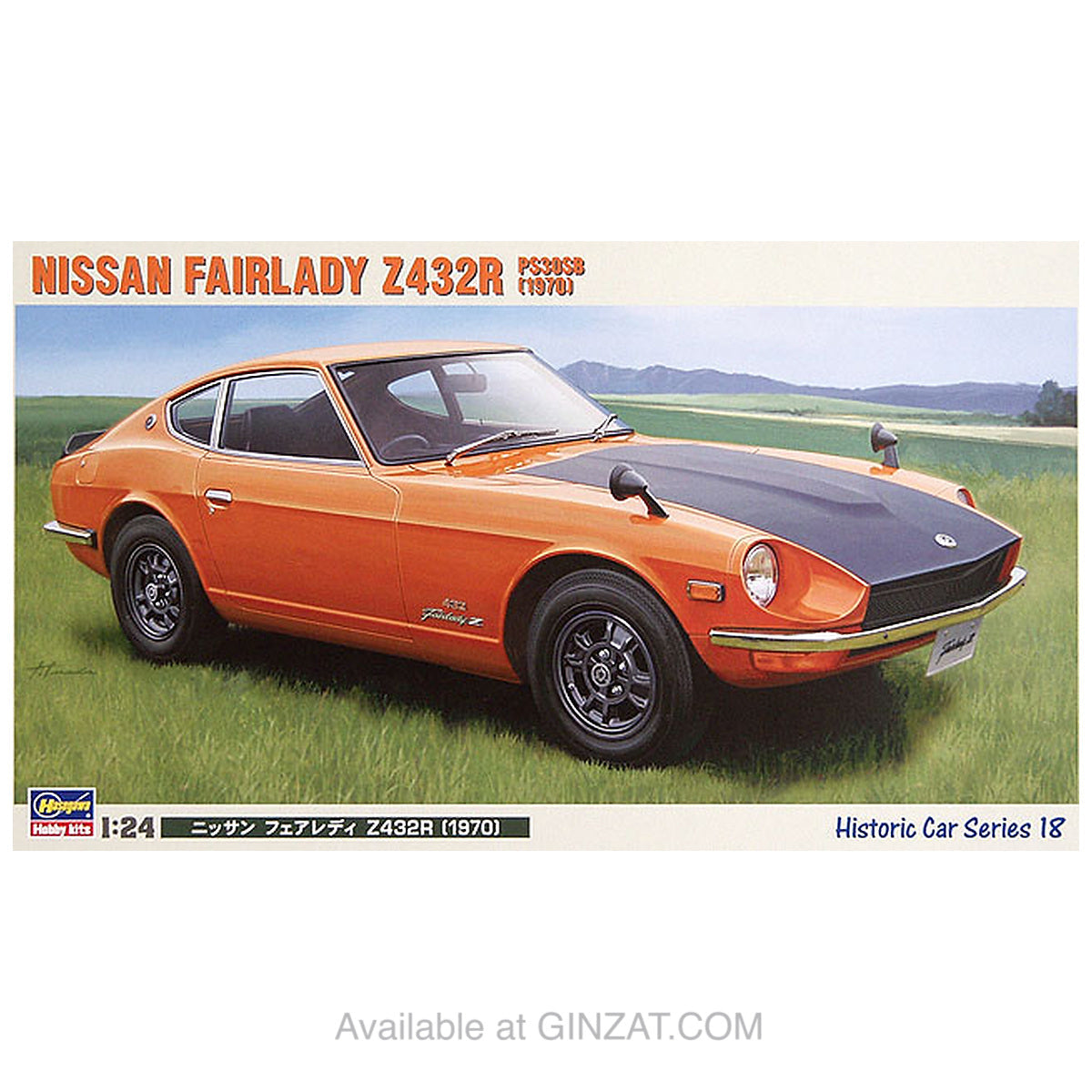 NISSAN FAIRLADY Z432R, Hasegawa Plastic Model Kit (Scale 1/24)