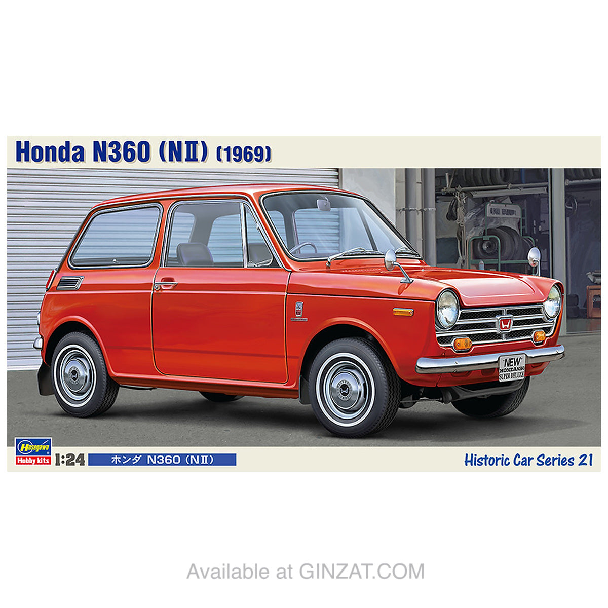 Honda N360 (N II), Hasegawa Plastic Model Kit (Scale 1/24)