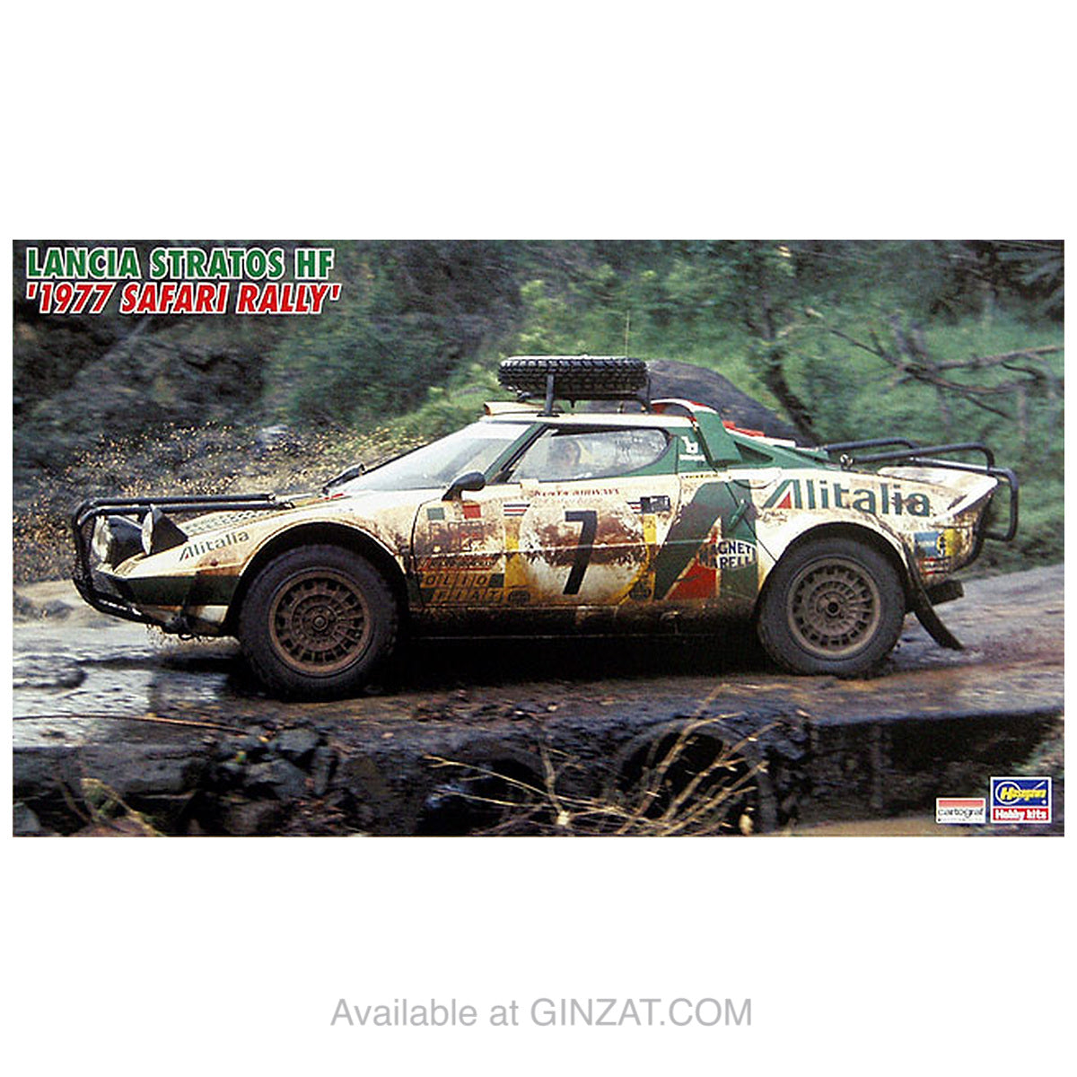 LANCIA STRATOS HF “1977 SAFARI RALLY”, Hasegawa Plastic Model Kit (Scale 1/24)