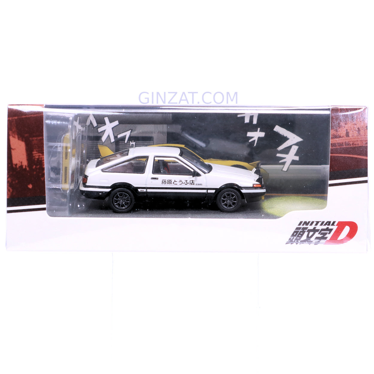 Toyota Sprinter Trueno GT APEX AE86 Initial D, Open Headlights, Hobby Japan diecast model car