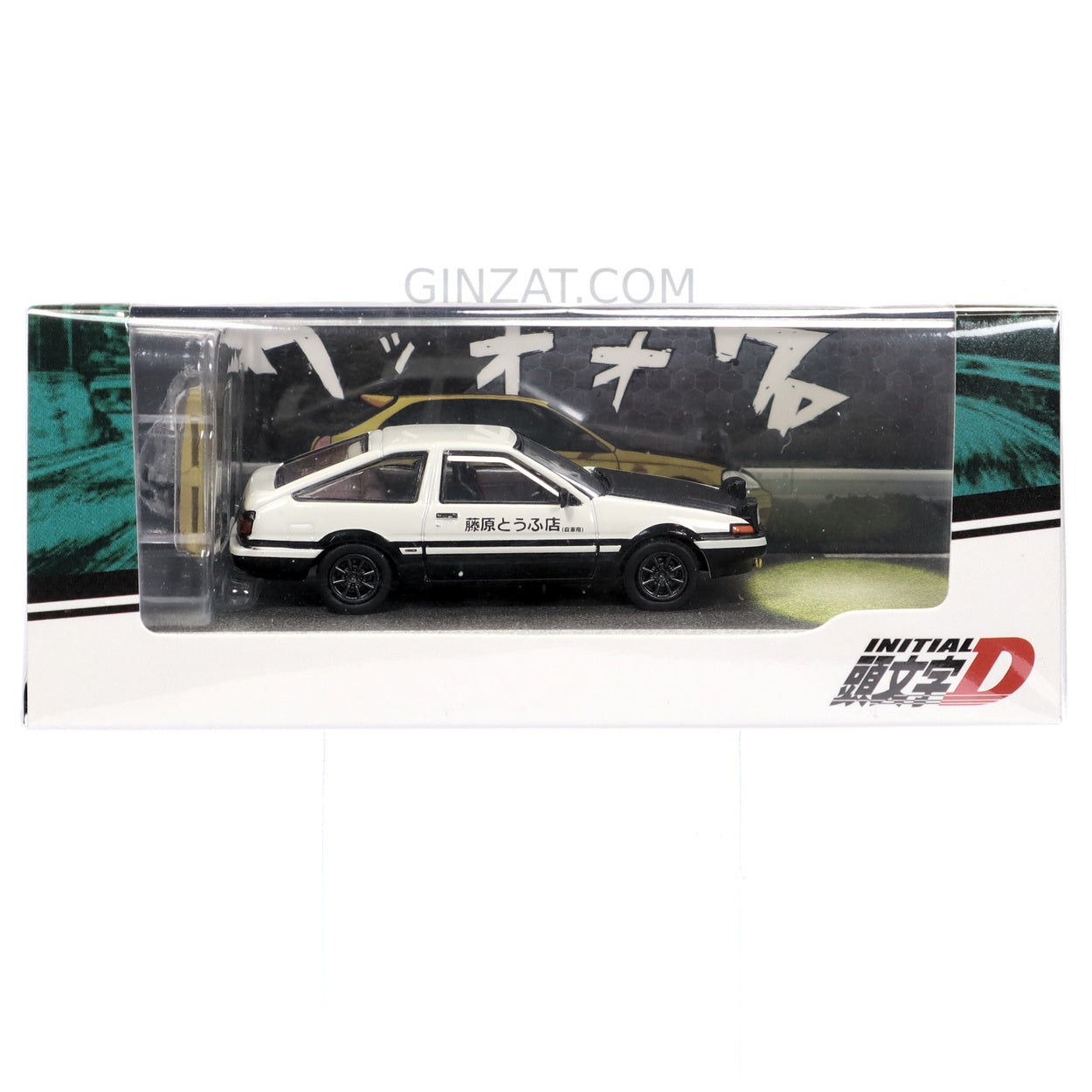 Toyota Sprinter Trueno GT APEX AE86 Initial D, Open Headlights, Hobby Japan diecast model car