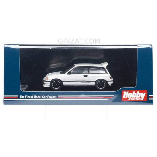 Honda Civic Si (AT) 1984 White (Kai), Hobby Japan diecast model car