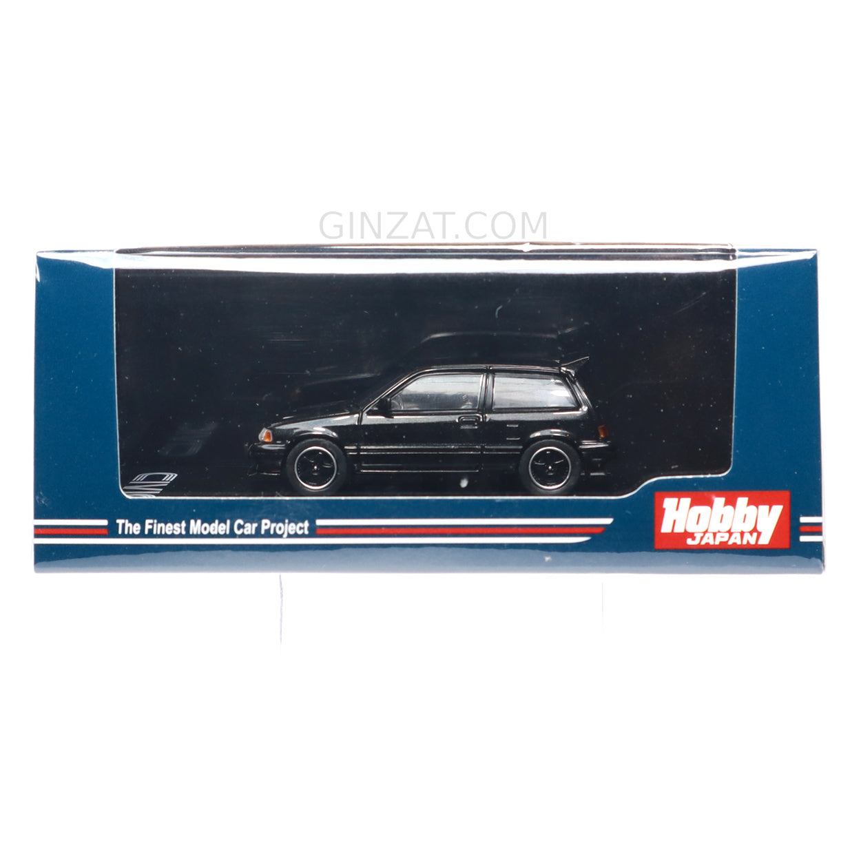 Honda Civic Si (AT) 1984 Black (Kai) (Customized Color), Hobby Japan diecast model car