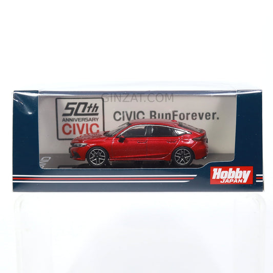 HONDA Civic (FL1) LX Premium Crystal Red, Hobby Japan diecast model car 