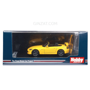 Honda S2000 Type S (AP2) New Indy Yellow, Hobby Japan diecast model car