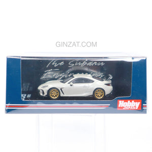 SUBARU BRZ (ZD) S STI Performance Crystal White Pearl, Hobby Japan diecast model car 1/64