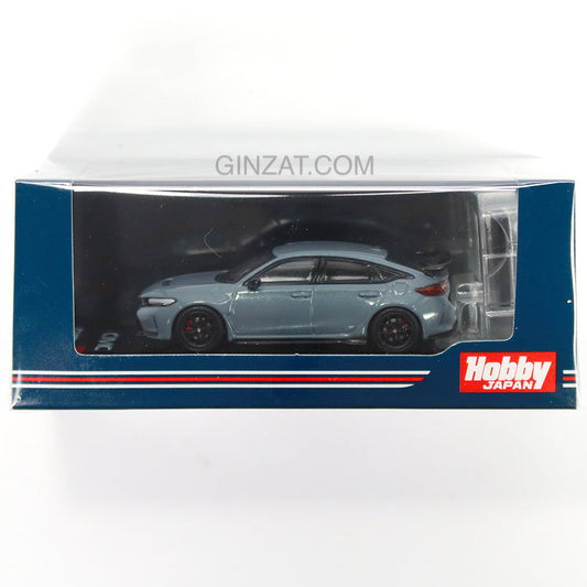 Honda Civic Type-R (FL5) w/ Engine Display Model - Sonic Gray Pearl, Hobby Japan diecast model car