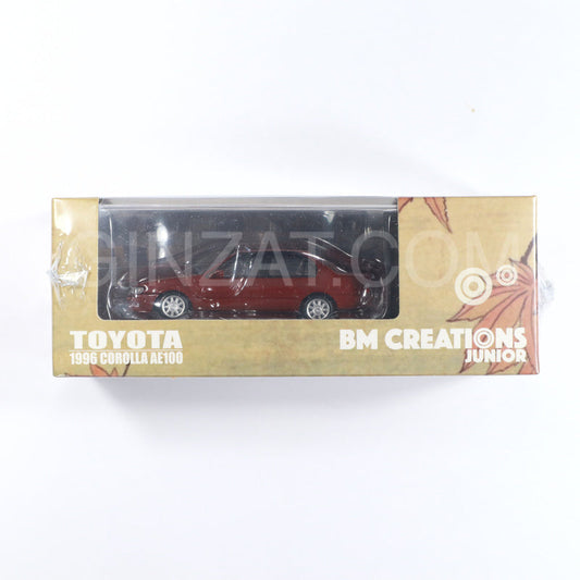 TOYOTA 1996 Corolla AE100 Red, BM Creations Junior diecast model car 1/64