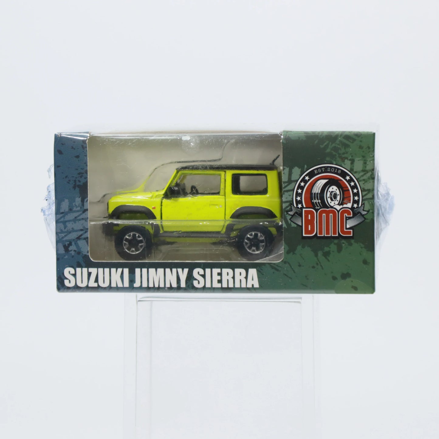 SUZUKI Jimny  (JB74) Kineetic Yellow / Black Top (New Parts) RHD, BM Creations diecast model car GInzat Australia