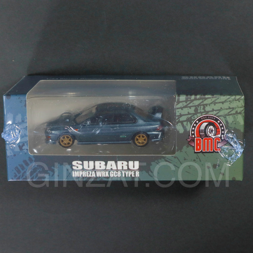 Subaru Impreza WRX GC8 Type R Dolphin Grey, BM Creations diecast model car