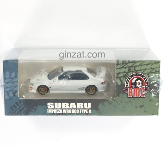 SUBARU Impreza WRX GC8 Type-R 3-6 Gen White RHD, BM Creations diecast model car