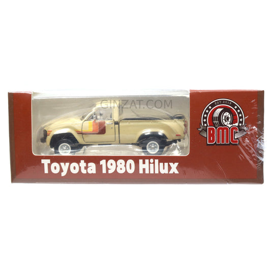 TOYOTA 1980 HILUX Ivory RHD, BM Creations diecast model car