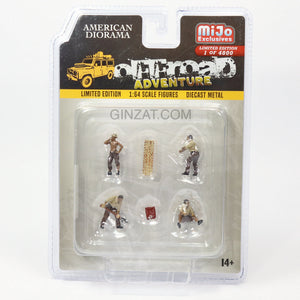 Off Road Adventure, American Diorama figures set 1/64