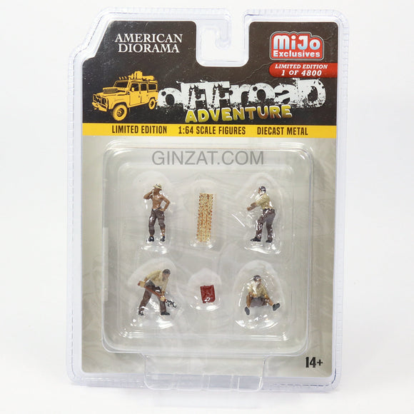 Off Road Adventure, American Diorama figures set 1/64