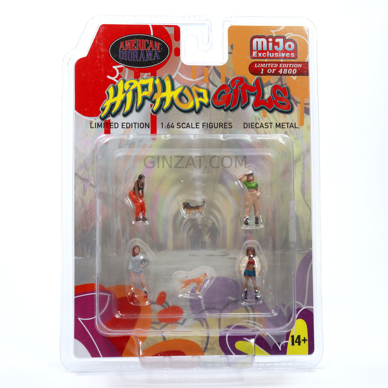 Hip Hop Girls, American Diorama figures set 1/64