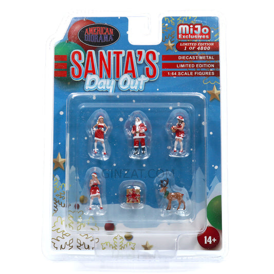 SANTA'S Day Out, American Diorama figures set 1/64