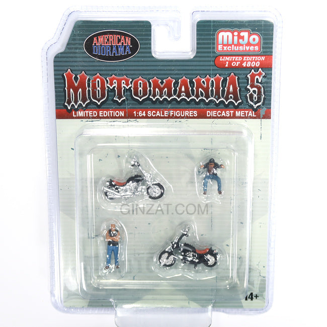 Motomania 5, American Diorama figures set 1/64