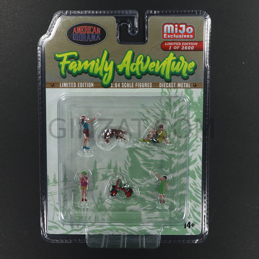 Family Adventure, American Diorama figures set 1/64