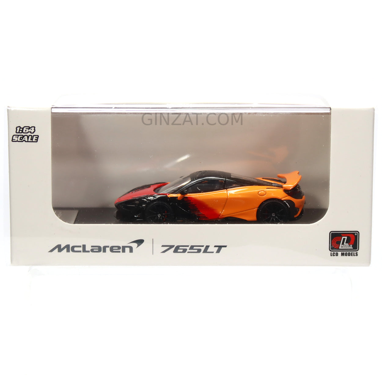 McLAREN 765LT Orange, LCD Models diecast model car