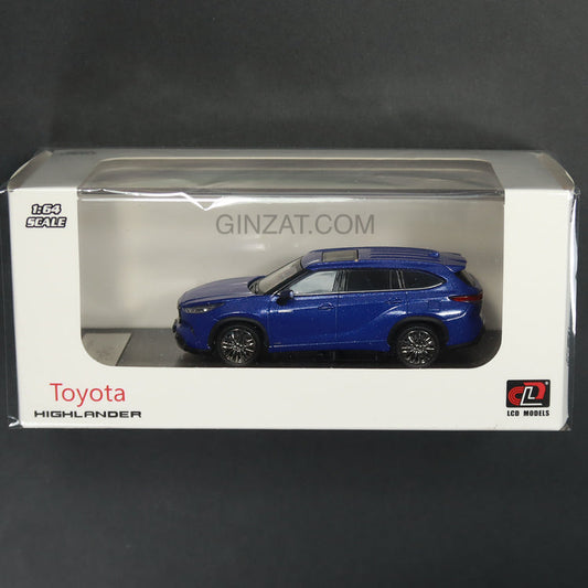 Toyota Highlander Blue, LCD Models diecast model car