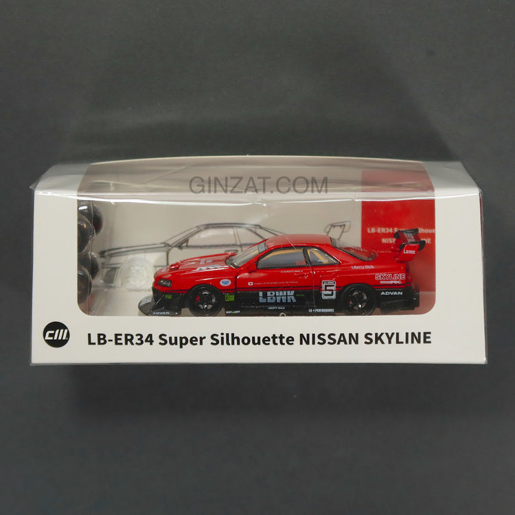 LB-ER34 Super Silhouette NISSAN SKYLINE, CM Model diecast model car