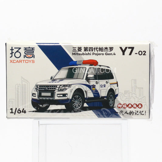 MITSUBISHI Pajero Gen4 (China Police), Xcartoys Y7-02 diecast model car