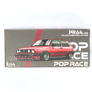 Volkswagen Golf GTI MK2 RED, POP Race diecast model car