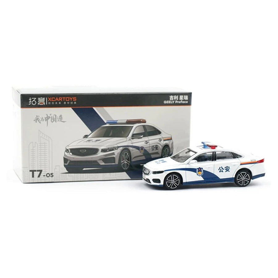 GEELY Preface China Police, XCARTOYS diecast model car