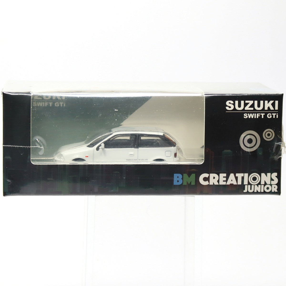 SUZUKI Swift Gti 1989 White, BM Creations Junior diecast model car