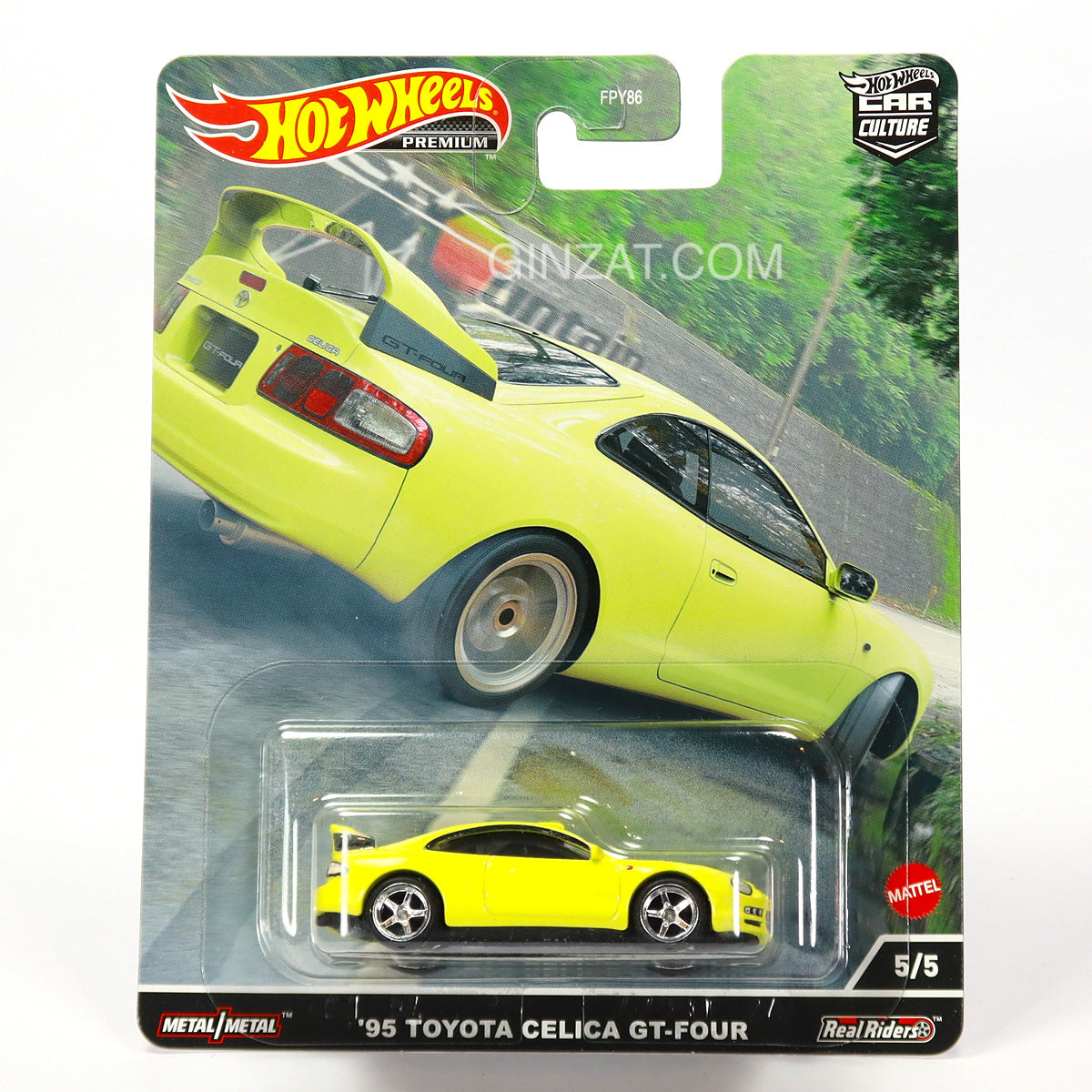 95� TOYOTA Celica GT-Four, Hot Wheels diecast model car