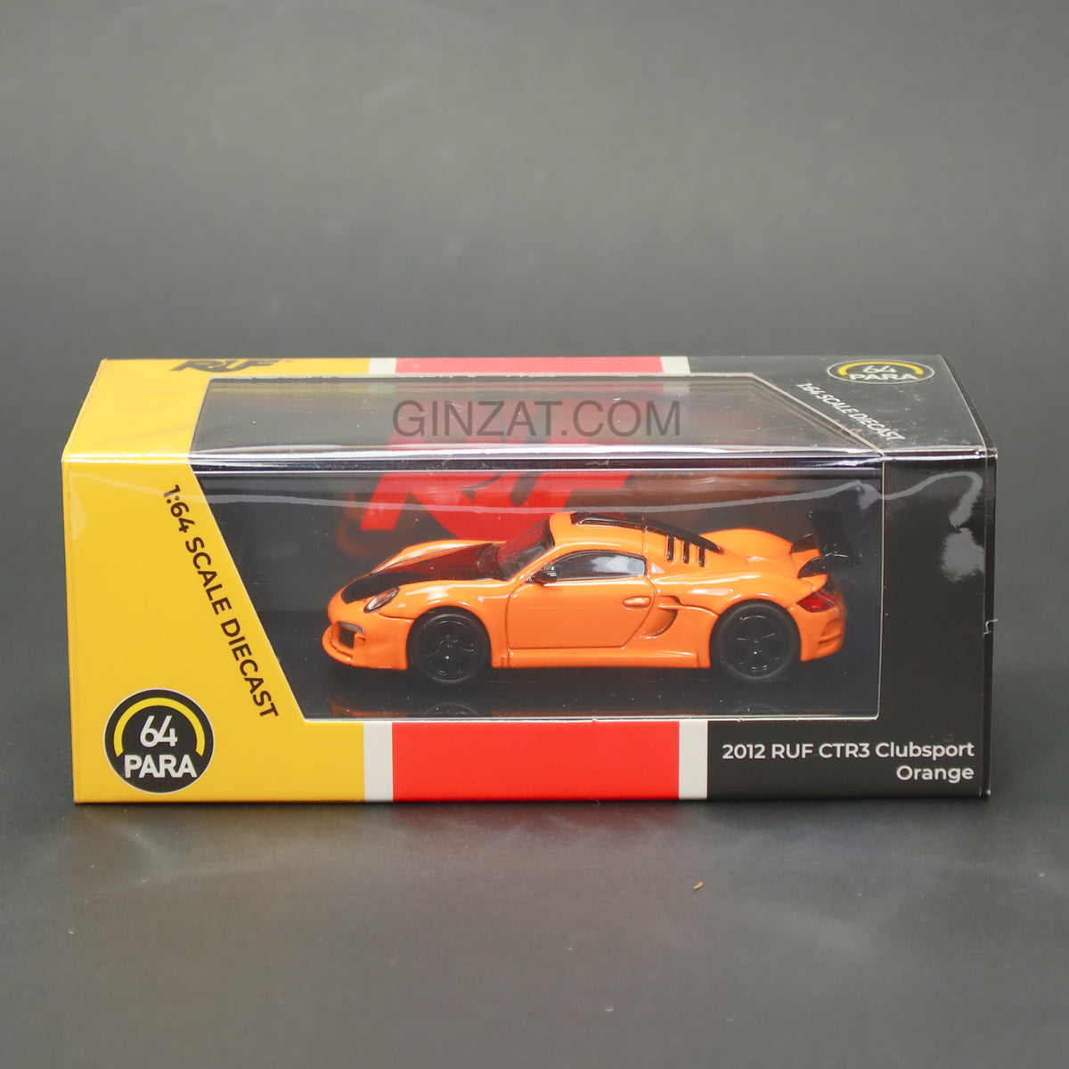 2012 RUF CTR3 Clubsport Orange RHD, PARA64 diecast model car