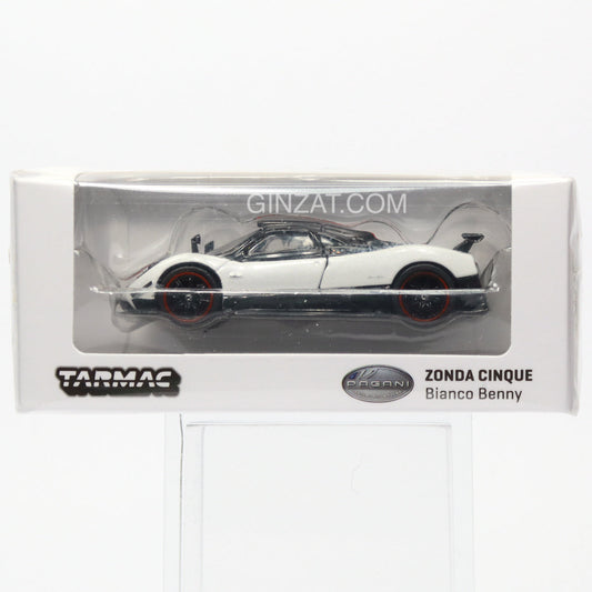 PAGANI Zonda Cinque Blanco Benny, Tarmac Works diecast model car