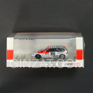 Honda Civic EF3 Gr.A #100 Idemitsu Motion JTC 1989, INNO64 diecast model car