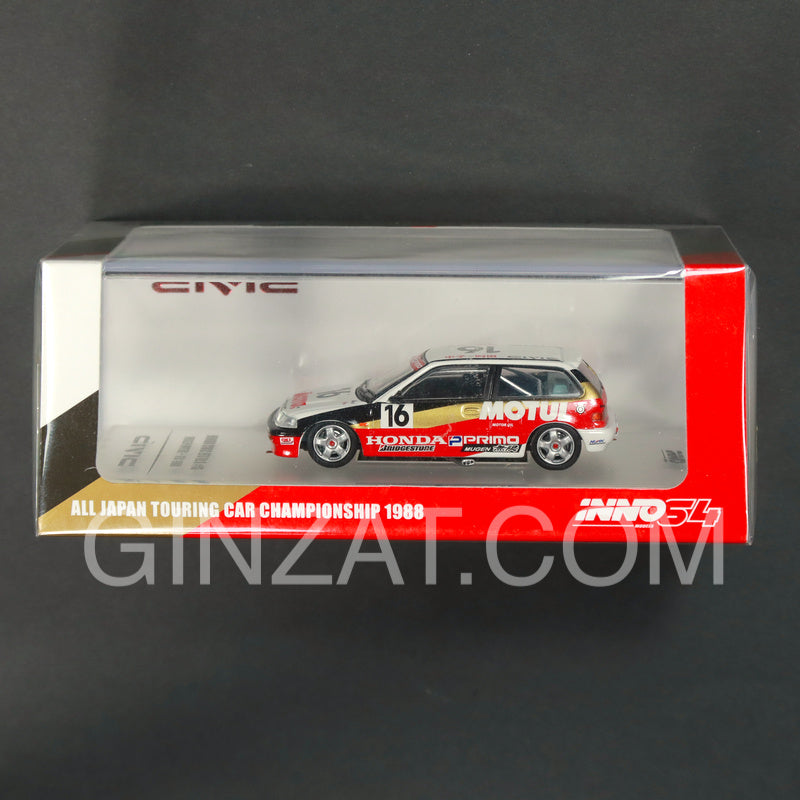 Honda Civic EF3 Gr.A #16 Mugen Motul JTC 1988 INNO64 1/64