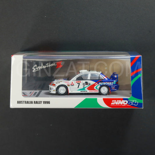 MITSUBISHI Lancer Evolution III #7 Australia Rally 1996, INNO64 1/64