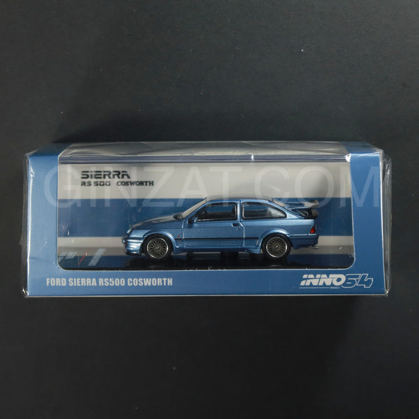 FORD Sierra RS500 Cosworth 1986 Moonstone Blue, INNO64 diecast model car