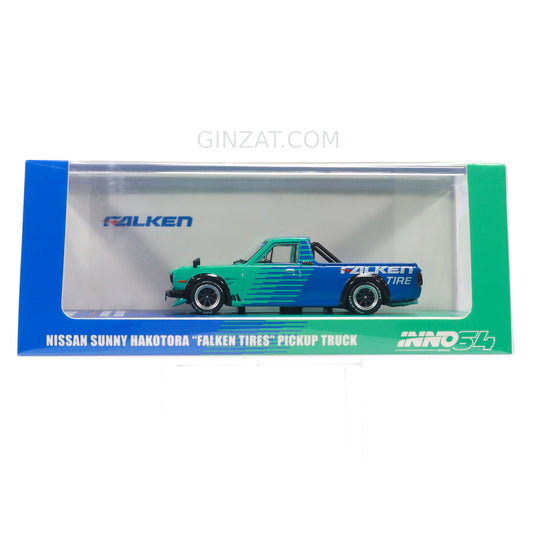 NISSAN Sunny Hakotora "Falken Tires" Pickup Truck, INNO64 diecast model car