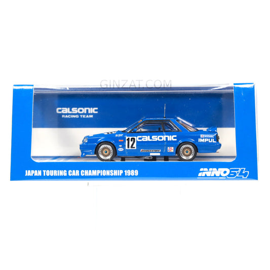 NISSAN Skyline GTS-R (R31) #12 Calsonic JTC 1988, INNO64 diecast model car